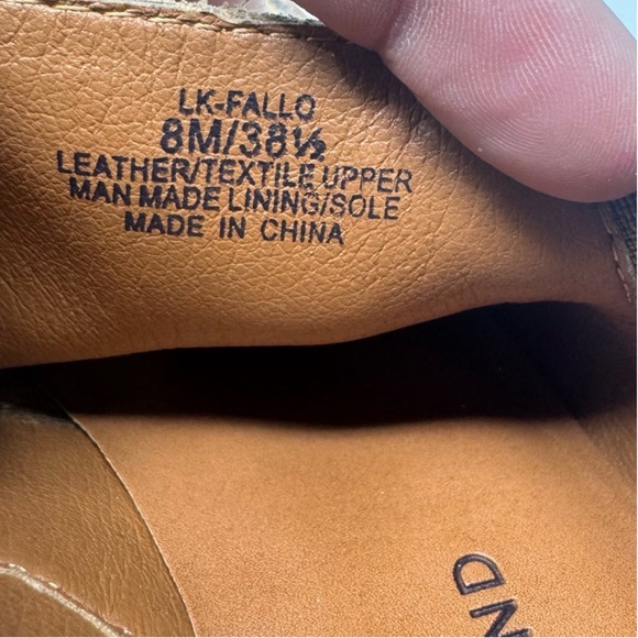 Lucky Brand Fallo Leather Leopard Print Boho
Western Rodeo Ankle Booties Size 8 - Picture 9 of 11